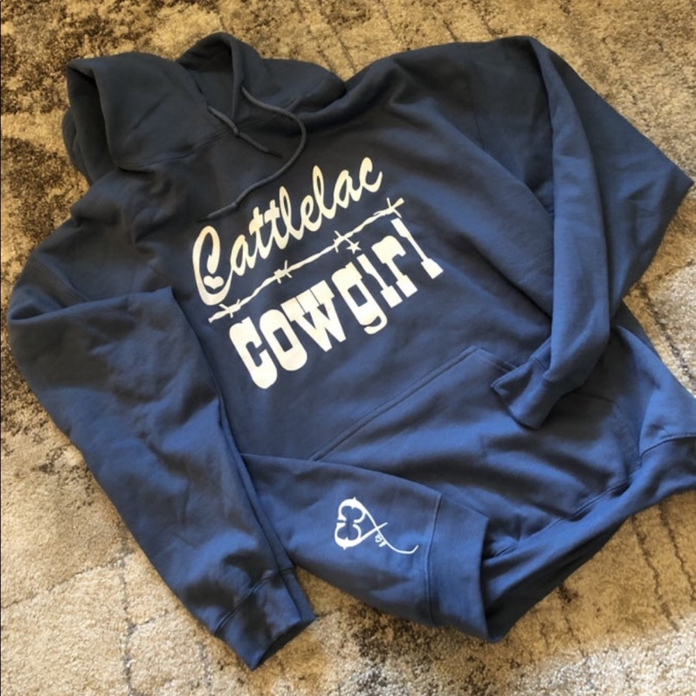 Indigo Cattlelac Cowgirl & Co. Hoodie